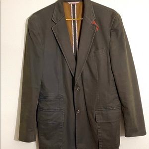 Kroon mens sport coat antique brown size 40 r